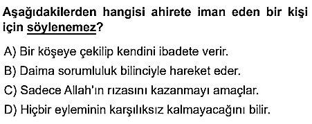 7.sınıf din kulturu eba kazanım testleri ve cevapları