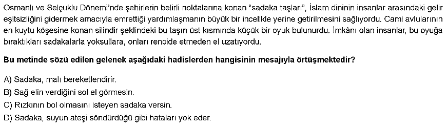 8. sınıf din kulturu eba kazanım testleri ve cevapları