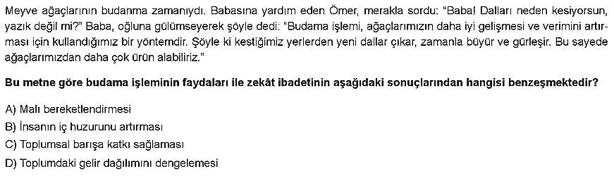 8. sınıf din kulturu eba kazanım testleri ve cevapları