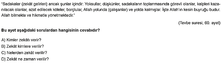 8. sınıf din kulturu eba kazanım testleri ve cevapları