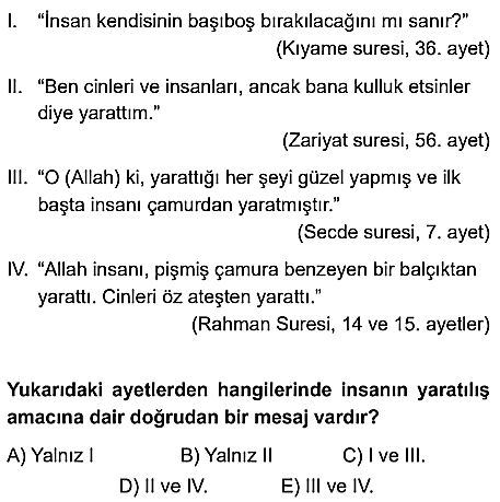 10.sınıf din kulturu eba kazanım testleri ve cevapları