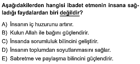 10.sınıf din kulturu eba kazanım testleri ve cevapları