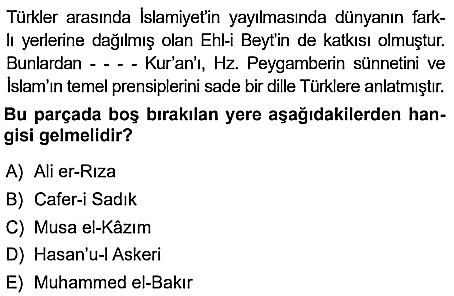 12.sınıf din kulturu eba kazanım testleri ve cevapları