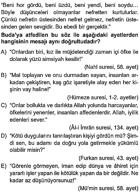 12.sınıf din kulturu eba kazanım testleri ve cevapları