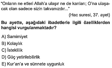 9.sınıf din kulturu eba kazanım testleri ve cevapları