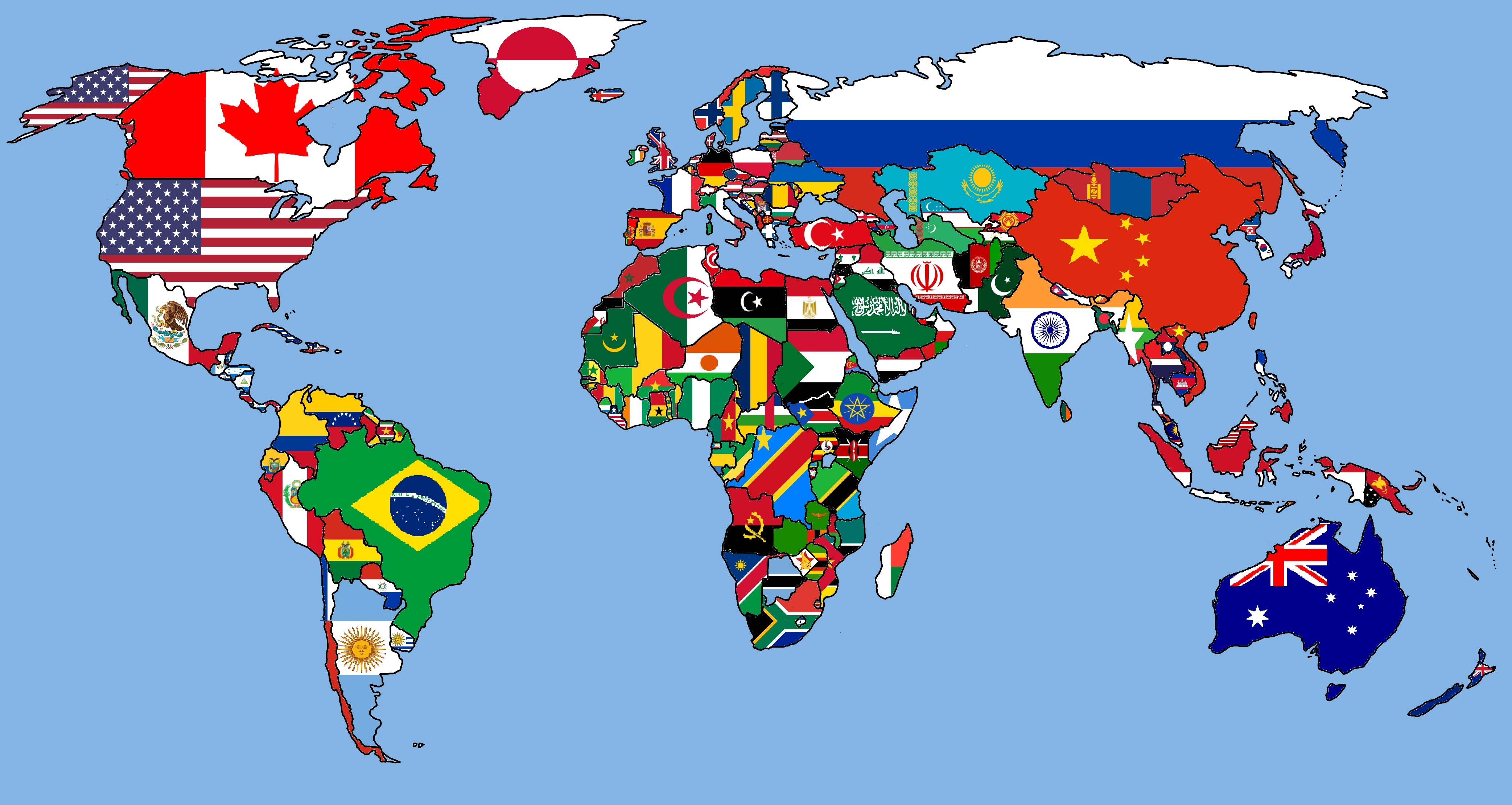 World_Flag_map